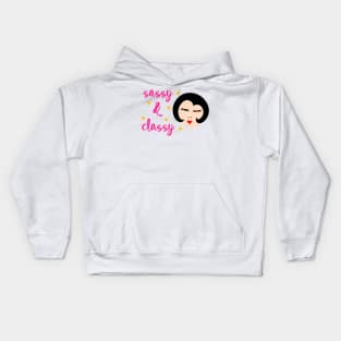 Sassy And Classy Kids Hoodie